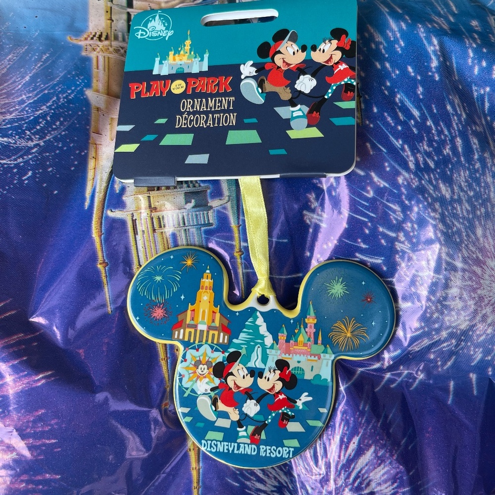 Disney Parks Authentic Minnie Mouse Disney Pride Christmas Ornament Rain…